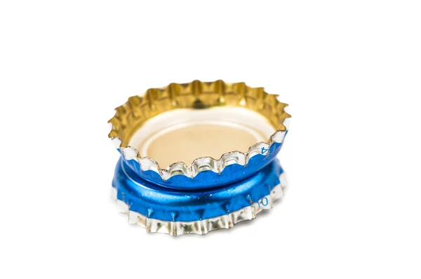 Bottle caps isolated — Stock Photo, Image