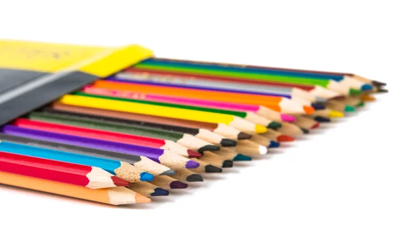 Lápices de color aislados — Foto de Stock