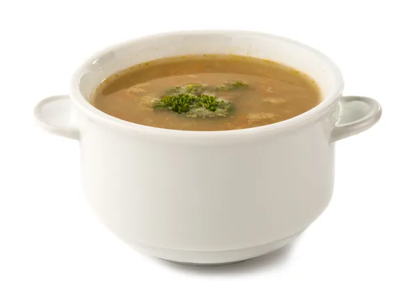 Suppe isoliert — Stockfoto