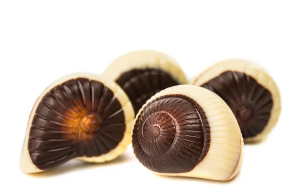 Mixed seafood chocolate candy — Stock Photo, Image