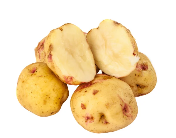 Potatoes isolated — Stock Photo, Image