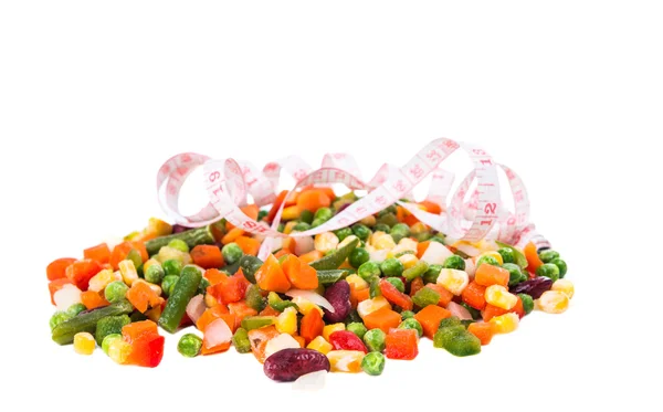 Bevroren groenten en fruit — Stockfoto
