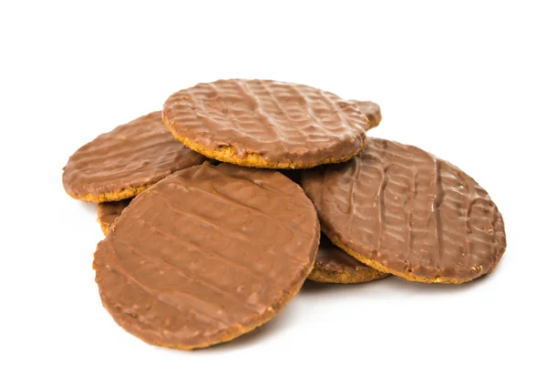 Cookies met chocolade — Stockfoto