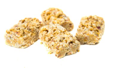 tahıl ve izole meyve tatlısı