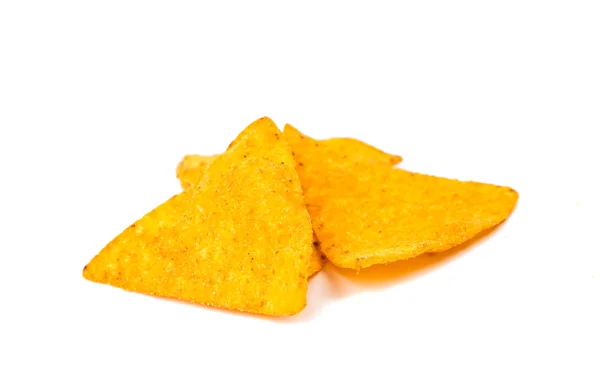 Corn chips isolated Royalty Free Stock Images