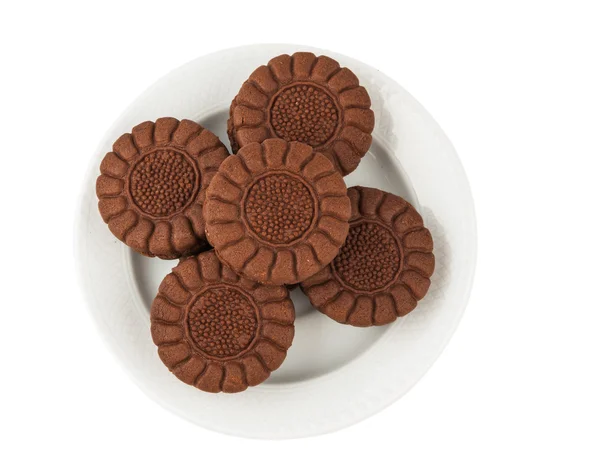 Chocolate cream cookies — Stock Photo, Image
