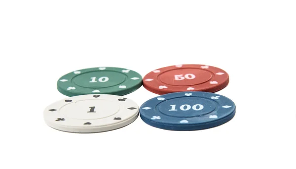 Poker chips — Stock Photo, Image