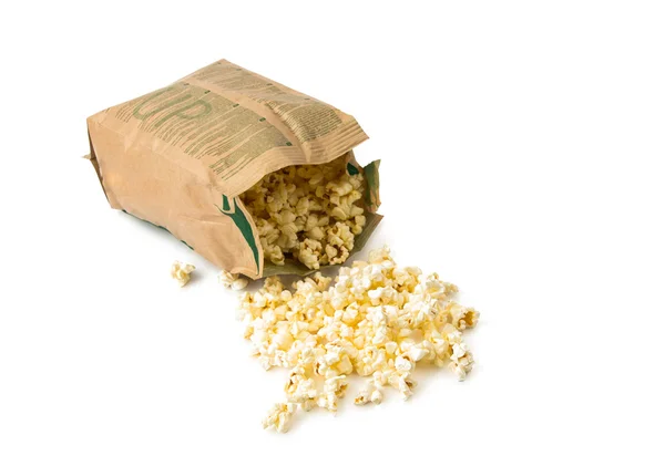 Popcorn, samostatný — Stock fotografie