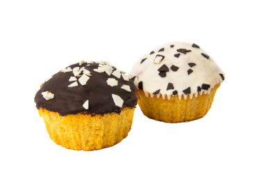 izole buzlanma ile tatil muffins