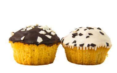 izole buzlanma ile tatil muffins