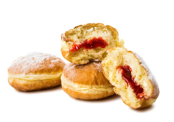 Donuts with filling — Stock Photo, Image