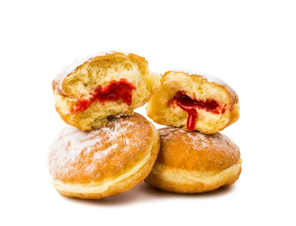 Donuts with filling — Stock Photo, Image