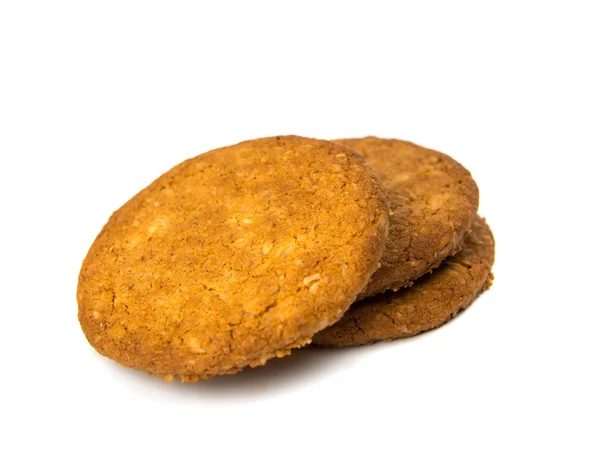 Biscoitos de grão isolados — Fotografia de Stock