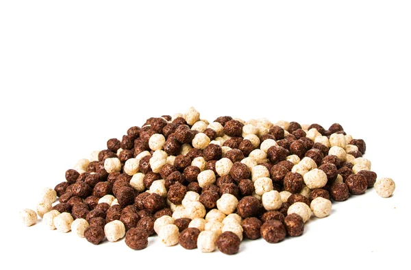 Cereali al cioccolato isolati — Foto Stock