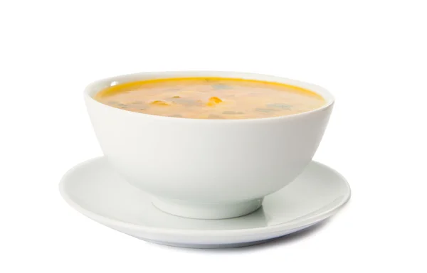 Soup isolated — Stock Photo, Image