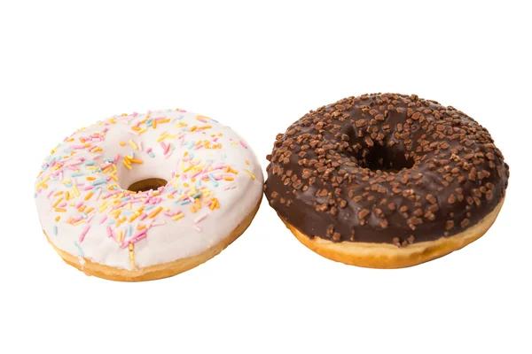 Donuts with icing — Stock Photo, Image