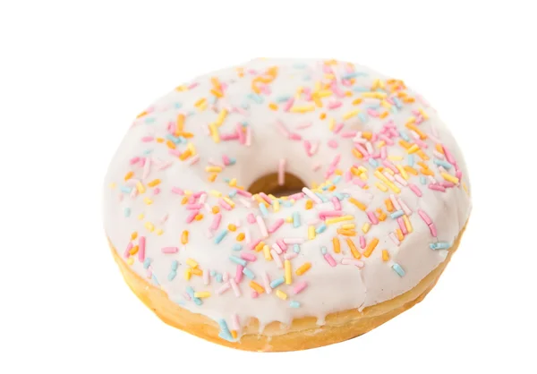 Donuts met suikerglazuur geïsoleerd — Stockfoto