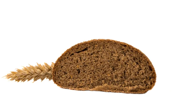 Хліб житній ізольовані — стокове фото