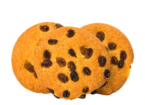 Biscoitos com passas — Fotografia de Stock