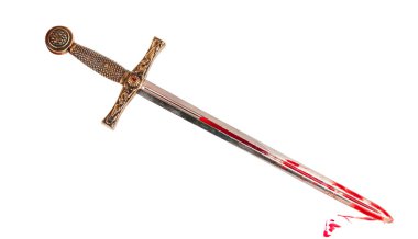 kılıç izole kan ile