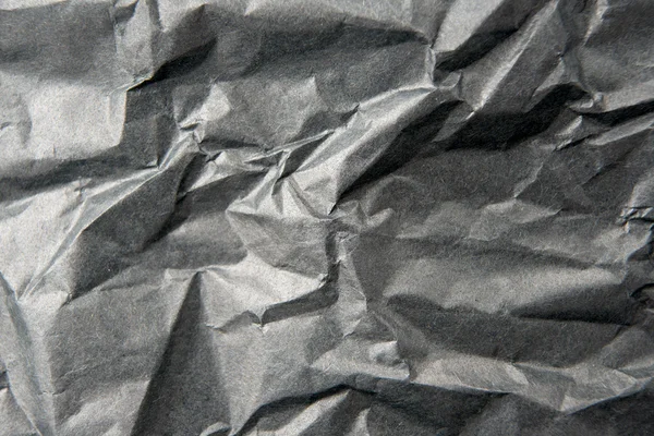 Buruşuk siyah kağıt — Stok fotoğraf