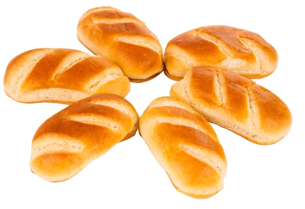 Französisches Brötchen isoliert — Stockfoto