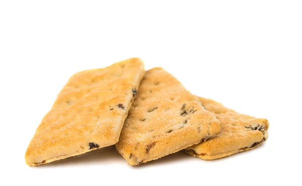 Shortbreads cookies with raisins — Stock Photo, Image