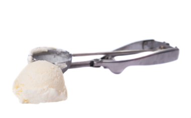 vanilyalı dondurma kaşık