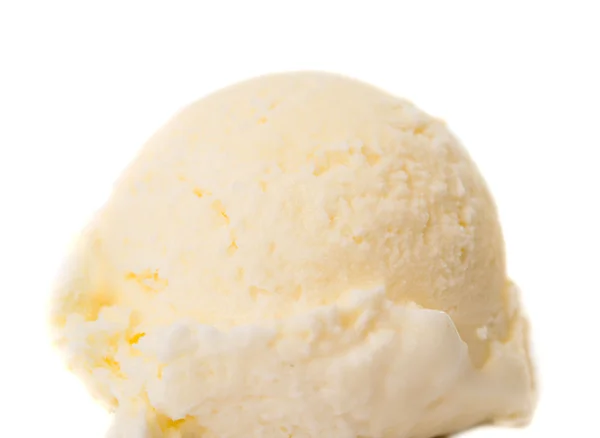 Vanilla ice cream scoop — Stock Photo, Image