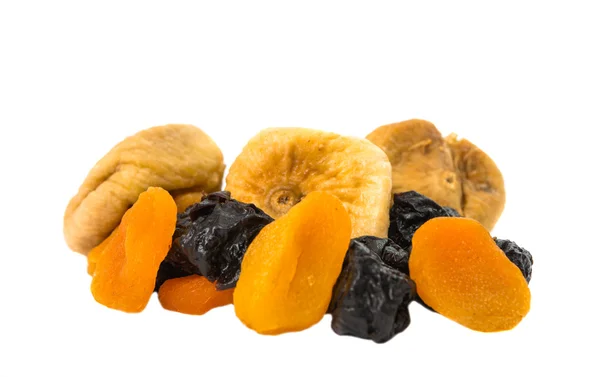 Prunes, figs, dried apricots — Stock Photo, Image