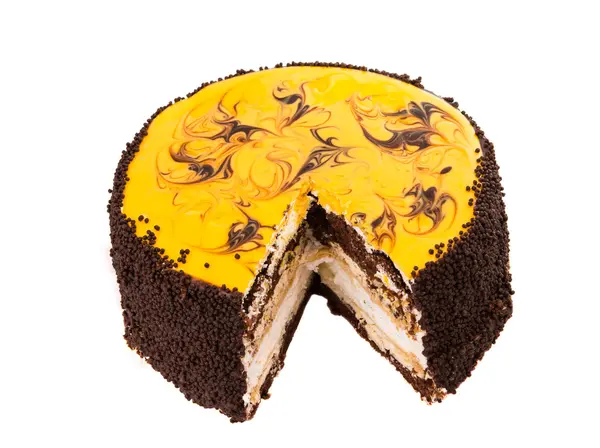 Torta isolata — Foto Stock