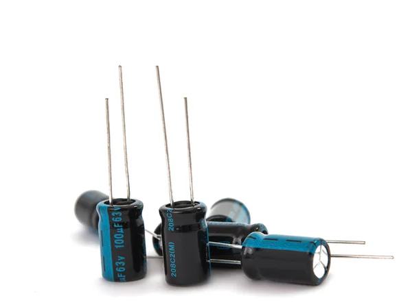 Capacitores isolados — Fotografia de Stock