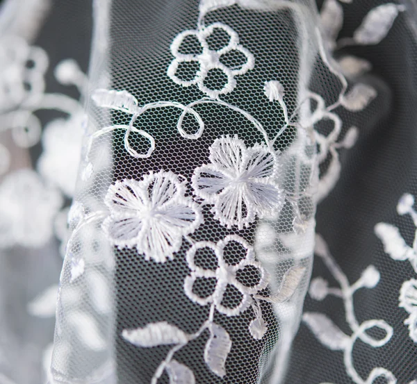 Textura del vestido de novia — Foto de Stock