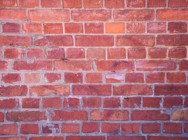 Gammal tegel vägg bakgrund. — Stockfoto