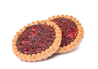 izole reçelli kurabiye