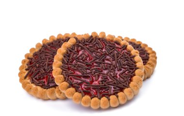 izole reçelli kurabiye