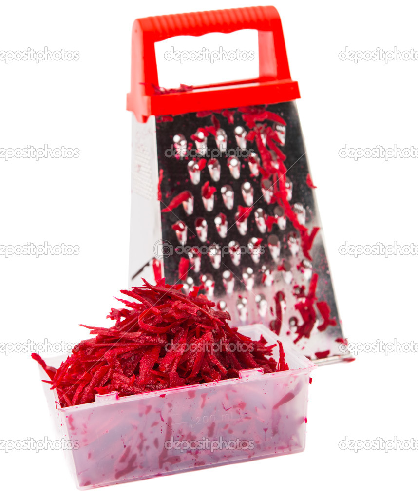 The composition of the grated beets.