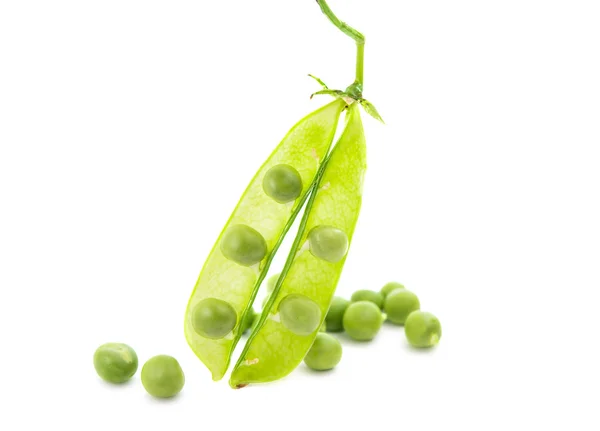 緑色のエンドウ豆の鞘 — ストック写真