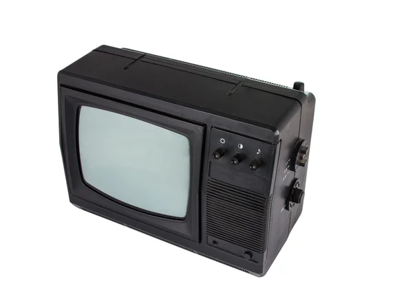 Eski bir tv izole — Stok fotoğraf