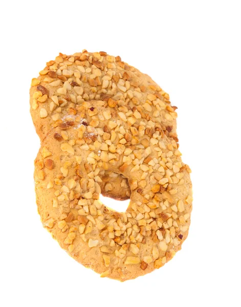 Färska bagel isolerade — Stockfoto