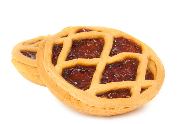 Tarte avec remplissage de baies isolé — Photo