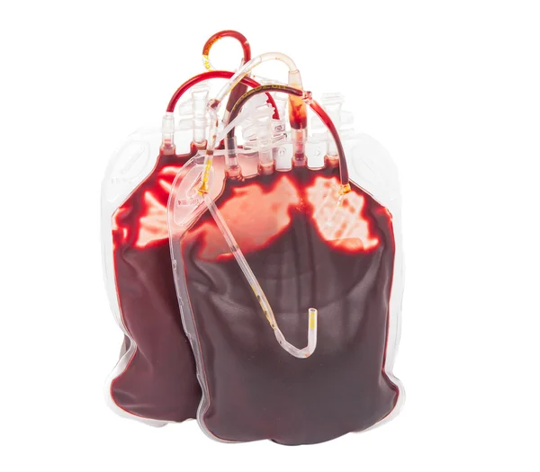 Bolsa de sangre aislada — Foto de Stock