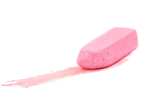 Pink chalk isolated — Stock Photo, Image