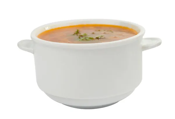 Soup isolated — Stock Photo, Image