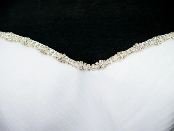 Detalle vestido de novia — Foto de Stock