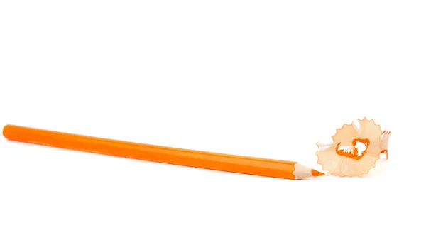 Aparas de lápis de laranja — Fotografia de Stock