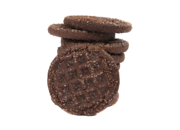 Biscuits au chocolat isolés — Photo