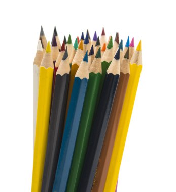 izole renkli kalemler