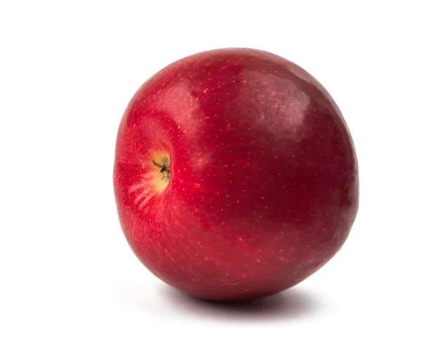 Roter reifer Apfel isoliert — Stockfoto