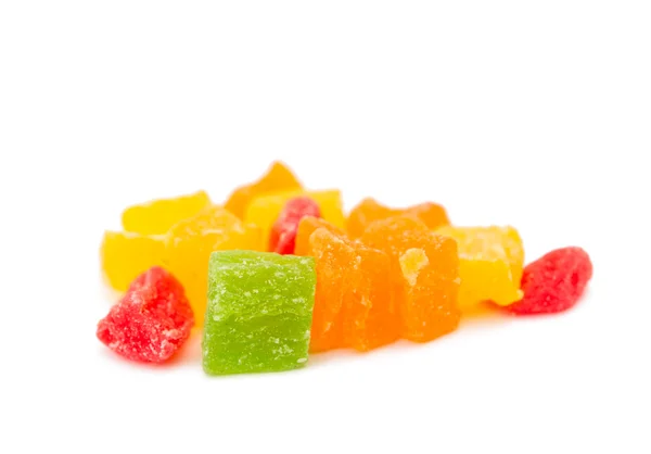 Candied fruit isolated — Stock Photo, Image